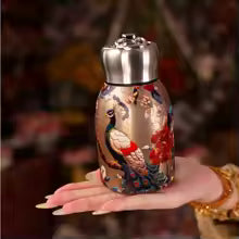 Gourde isotherme inspirée de l'art traditionnel